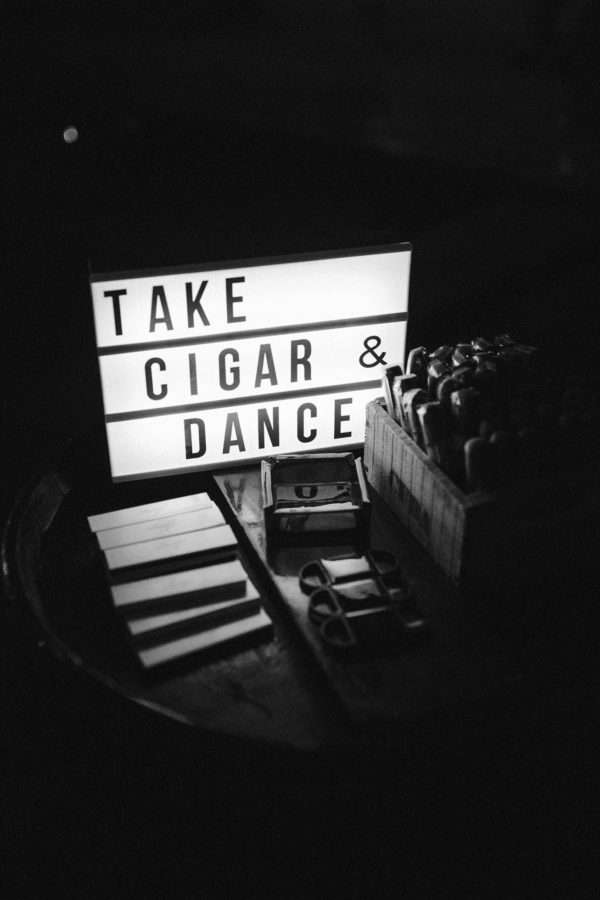Take cigar and dance