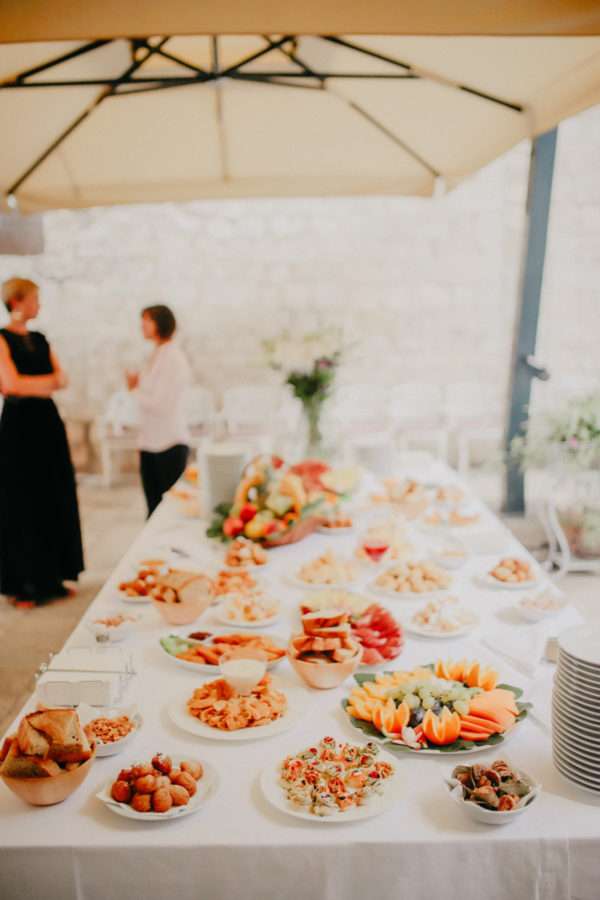 Wedding food Croatia